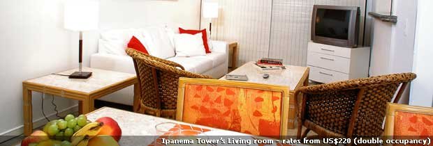 All Suite Hotels - Ipanema Tower's Living room