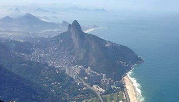 View of São Conrado from Pedra Bonita